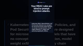 Your RBAC rules are blind to prompt injection attacks.