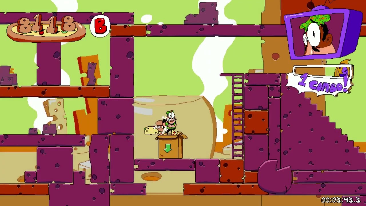 Pizza Tower Ancient Cheese Gerome and treasure location