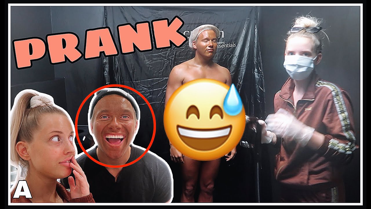 PRANKER Erik med spraytan + han får meg til å gråte - VLOGG