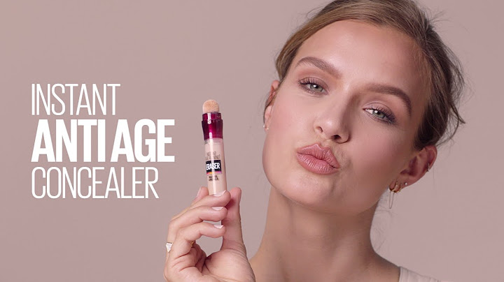 Abdecken, konturieren und korrigieren mit dem INSTANT ANTI-AGE LÖSCHER CONCEALER von Maybelline