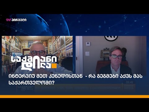 ინტერვიუ მეთ კენედისთან  - რა გეგმები აქვს მას საქართველოში?