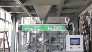 Vertical Packing machines with 4 head weighers for corn
