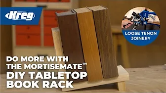Building a Tabletop Book Rack with the Kreg MortiseMate - Watch the Experts Build!