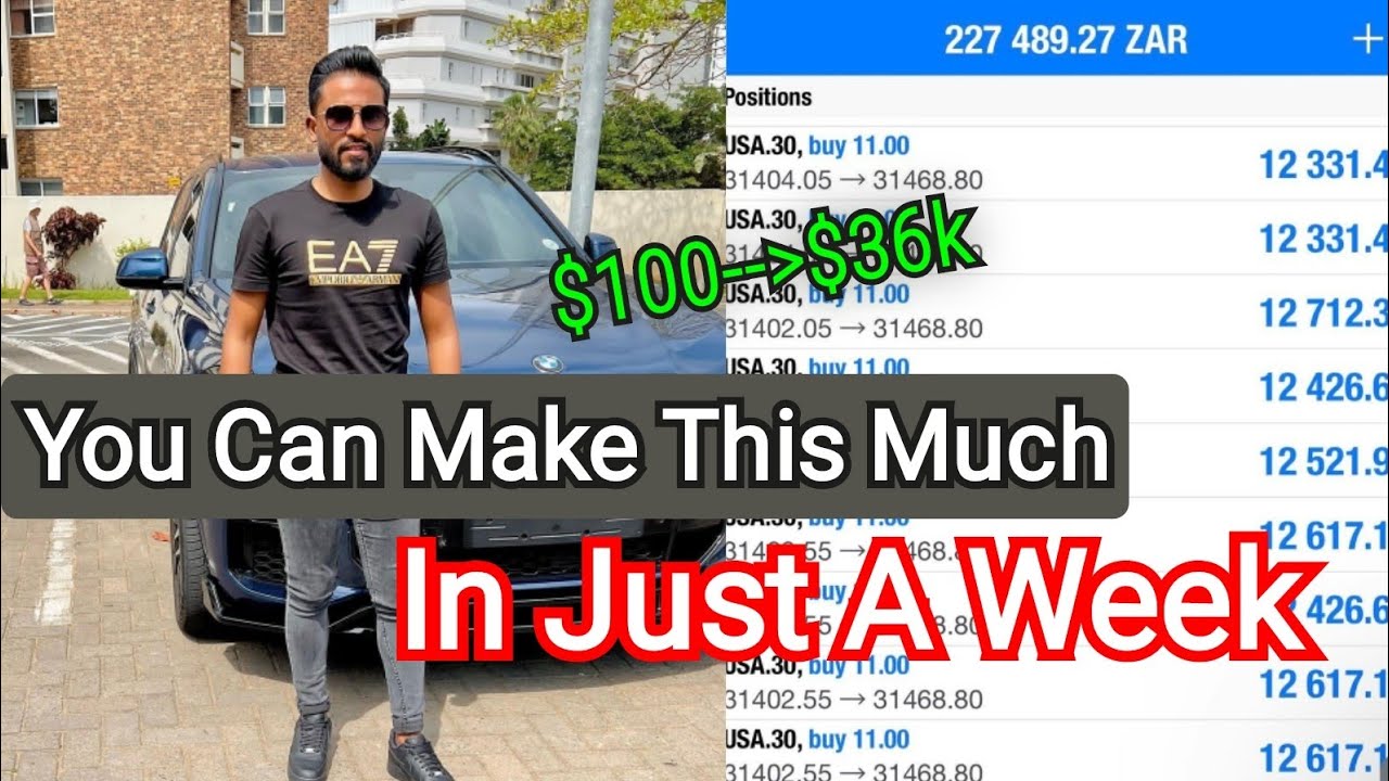 This Is How Much You Can Make If You Trade NAS100 US30 Joash Naidoo 