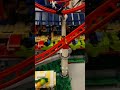 Rot weiße Achterbahn von Florian#zusammengebaut2025 #lego #afol #coaster #legocoaster #rollercoaster