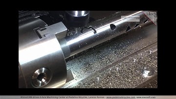 RhinoCAM Drives 4 Axis Machining Center at Pedalino Bicycles