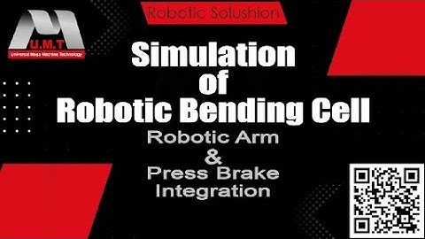 Simulation of Robotic Bending Cell | Robotic Arm & Press Brake Integration