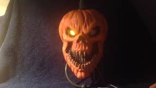 Talking Pumpkin Door Knocker