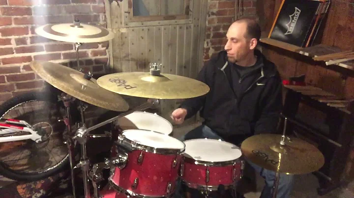 Basement drumming with butter knives with Scott Bu...