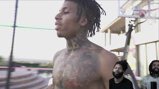 Hold up the height difference... NLE Choppa Vs. Chris Brown!! Intense 3v3 Basketball Game!!