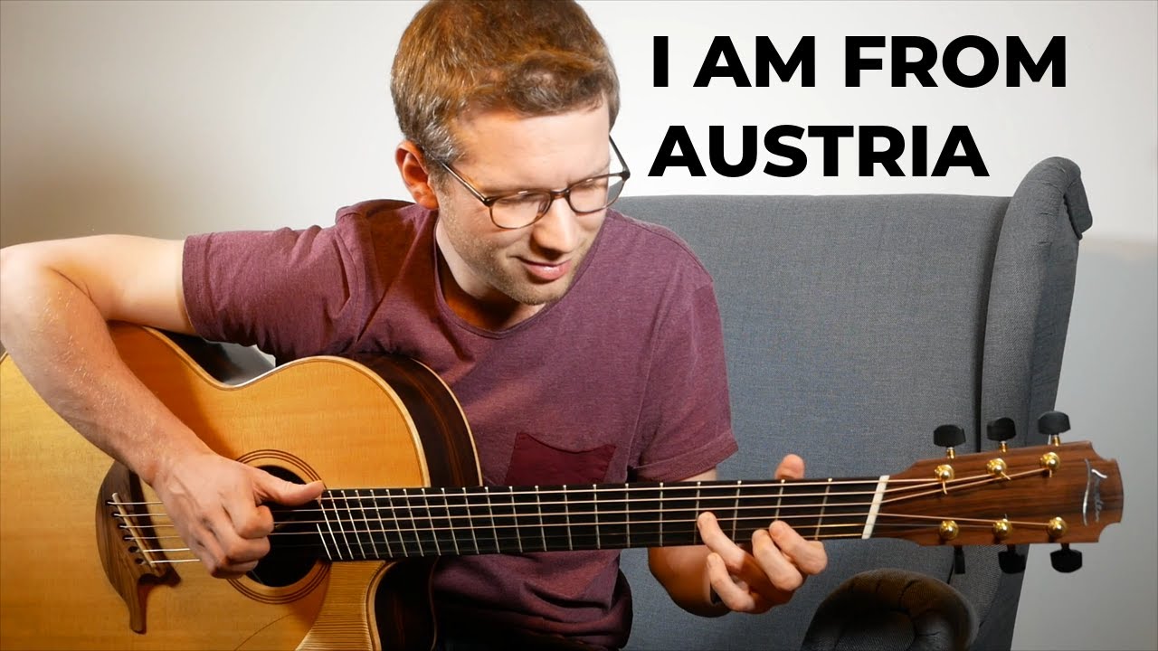 Rainhard Fendrich) I am from Austria - Fingerstyle Acoustic Guitar