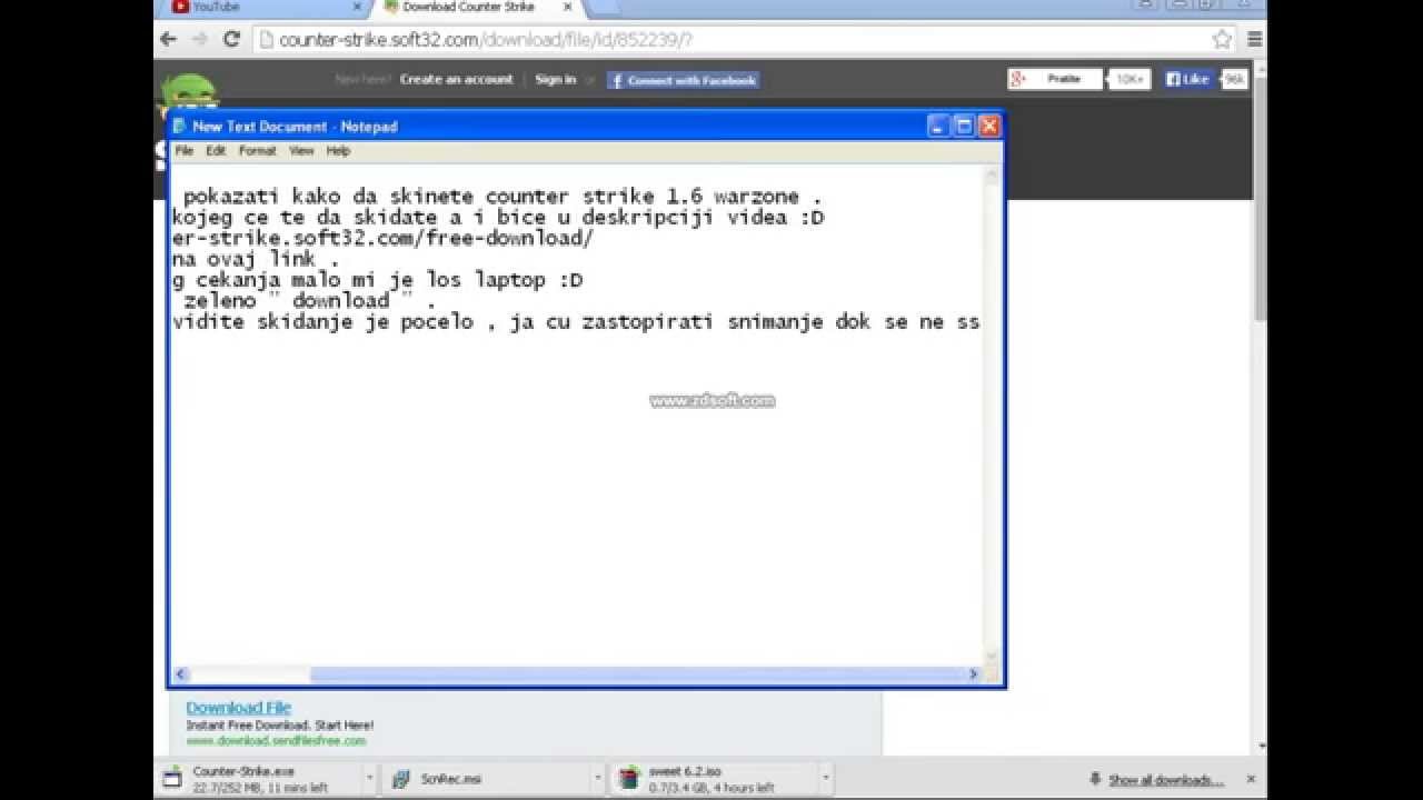 Kako skinuti cs 1 6 warzone how to download cs 1 6 warzone youtube