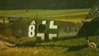 CRASHED ME109 IN FRANCE 1944 THIS IS A VERY RARE ARCHIVE FILM BY DOC FURNISS