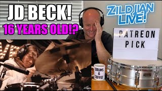 Drum Teacher Reacts | JD Beck (Featuring DOMi) Zildjian LIVE! | (2020 Reaction)
