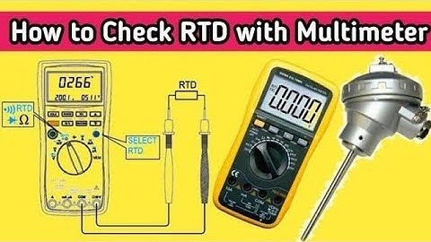 How To Check RTD with Multimeter