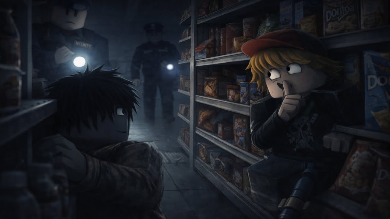 прячемся от мобов в супермаркете. И ЭТО ПРАВДА СЛОЖНО 