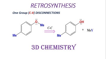 retrosynthesis One Group C-X Disconnections | Organic Chemistry | 3D chemistry | chp 4 lecture #3