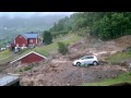 Norway rain flood flooding landslip July 2017 / Norwegen Unwetter Regen Flut Erdrutsch