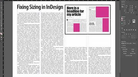 Fixing stretched or squashed images in InDesign
