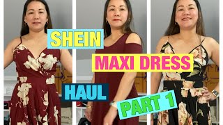 Shein maxi dress haul - try on love sue