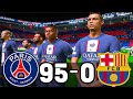 FIFA 23 - MESSI, RONALDO, MBAPPE, NEYMAR, ALL STARS | FC BARCELONA 95-0 PSG | UCL FINAL