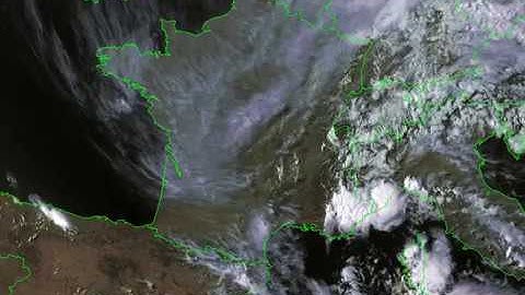 Animation images satellite METEOSAT EUMETSAT 24/06/18