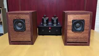 オーディオ試聴動画 Foster(fostex) 6cm フルレンジ 自作スピーカー