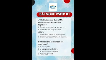 Bài nghe B1 VSTEP, bạn có làm tốt ngay lần đầu? #onthivstep