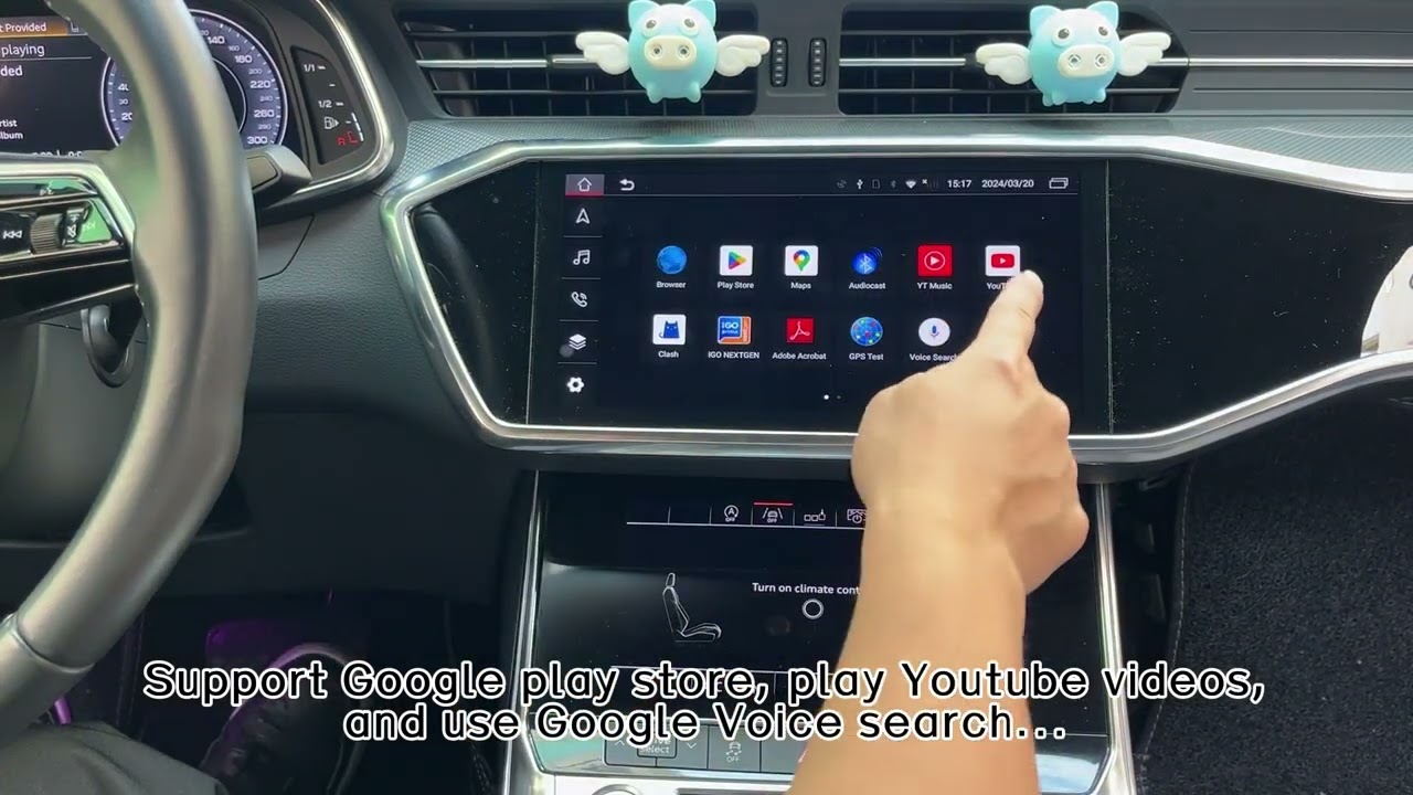 Hualingan Wireless Car Play Adapter for Audi A8 S8 RS8 D5 CarPlay Android Auto IPhone Screen Mirror