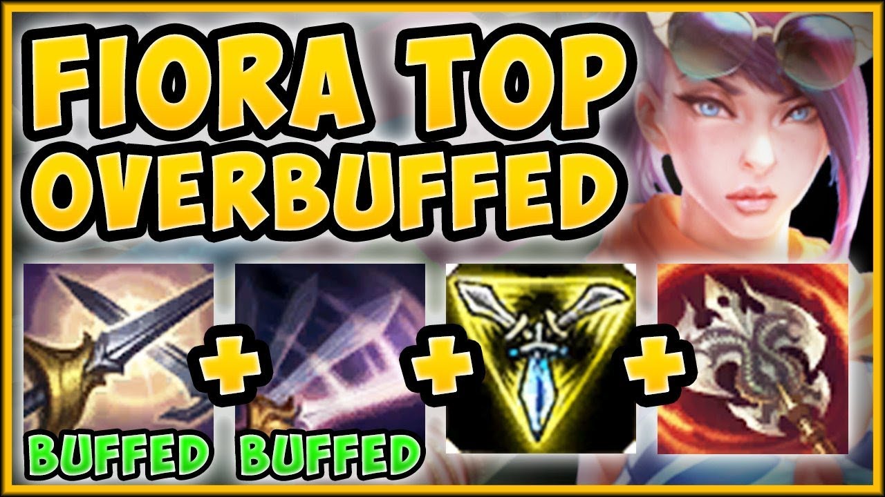 WTF! NEW FIORA BUFFS MAKE HER 100 TOO EASY TO PLAY?? FIORA SEASON 9