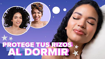 ¿Cómo proteger el pelo rizado por la noche?