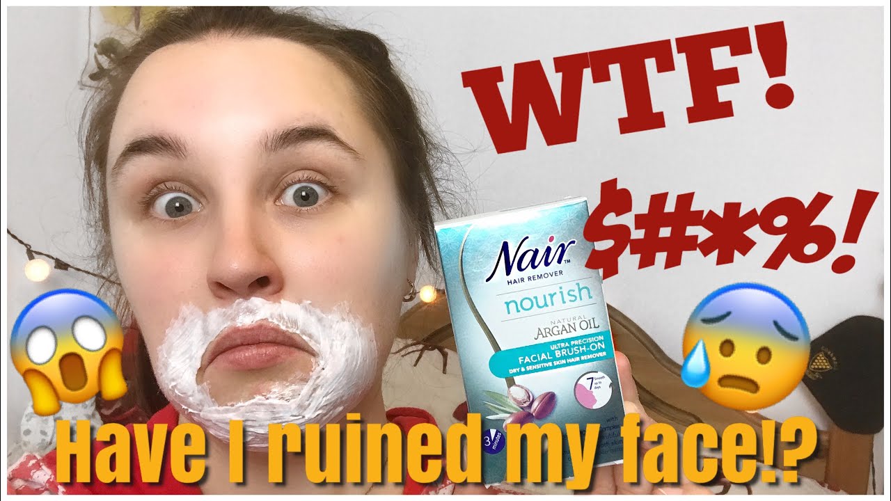 Nair Facial Hair Remover Fail Laura Kavanagh Youtube