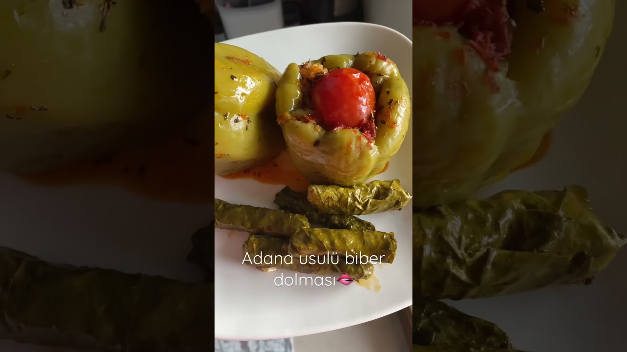 Adana usulü biber dolması / yaprak sarması / sarma dolma / yemek tarifi #dailyvlog #perihome #vlog Adana usulü biber dolması / yaprak sarması / sarma dolma / yemek tarifi #dailyvlog #perihome #vlog