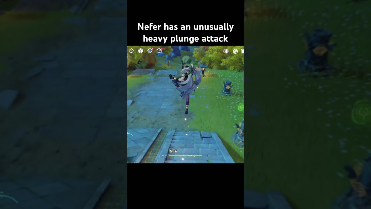 Nefer Has an Unusual Plunge Attack 
