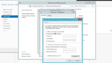 Add DNS DHCP and Active Directory Domain Services Roles to a Windows Server 2012 Domain Controller