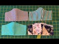 Craft passion face mask video tutorial/ making fabric face mask at home with pocket filter