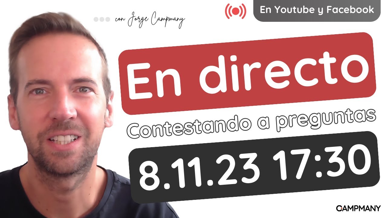 🔴 EN DIRECTO ¡Resuelve dudas laborales y de Seguridad Social con Jorge! 8/11/23 a las 