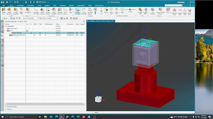 Siemens NX 2206    How To Copy And Paste Toolpaths