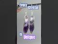 Raw Amethyst Wire Wrapped Earrings — Every Pair Comes Out Unique