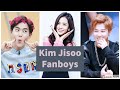 Kim jisoo and her fanboys  kpop idols  blackpink