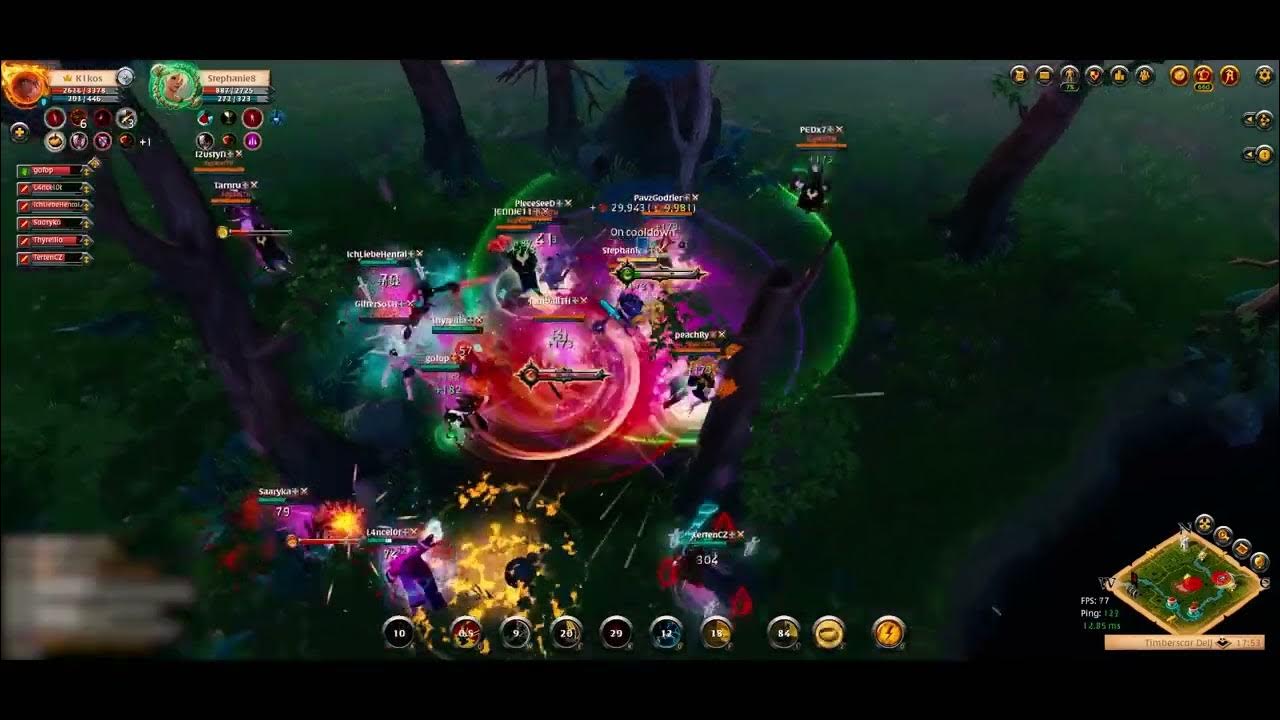 Albion Online Open world fight 7vX YouTube