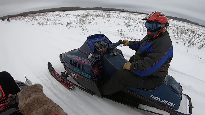 POLARIS CRAZY FAST MUSCLE SHOW MOD SLED (ride along)
