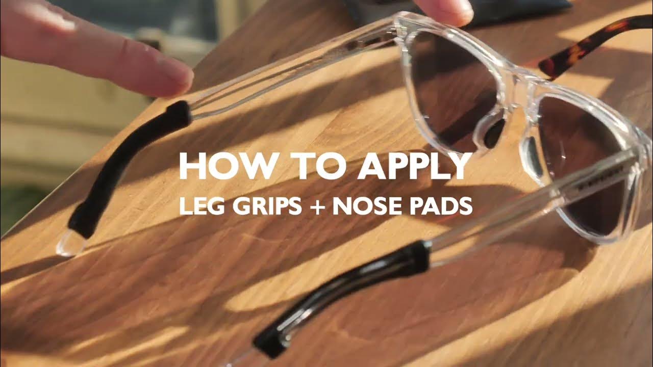 How to apply Leg grips and Nose pads YouTube