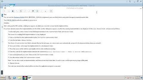 Finding the BADI of standard Transactions SAP ABAP