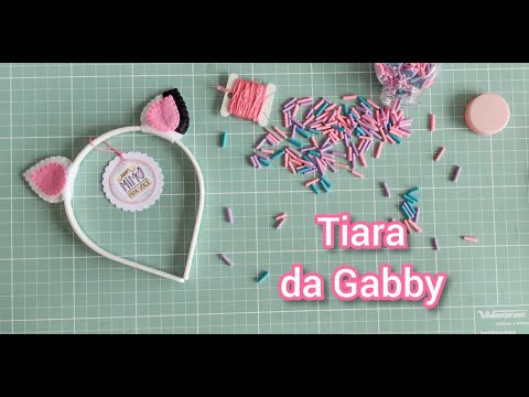 Tiara (Arco) Gabby Orelhinhas de Gato