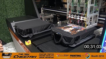 FASTEST DTG Printer Ever At PRINTING United 2019 - The NEW Cheetah Industrial DTG