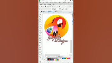Making Bird Vector in Coreldraw 2024  | Character Design Coreldraw #shorts