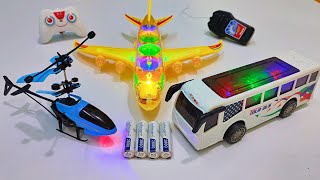 Transparent 3D Lighting Airbus A380 and 3D Lighting Rc Bus | helicopter | airbus a380 | aeroplane