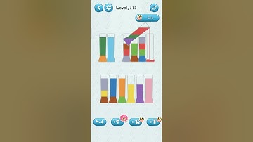 water sort puzzle game level 773 Numpuz android ios games funny gaming all level gameplay