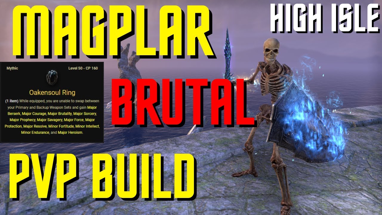 1x Bar Wonder - Magicka Templar PVP Build - ESO High Isle